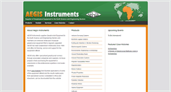 Desktop Screenshot of aegis-instruments.com